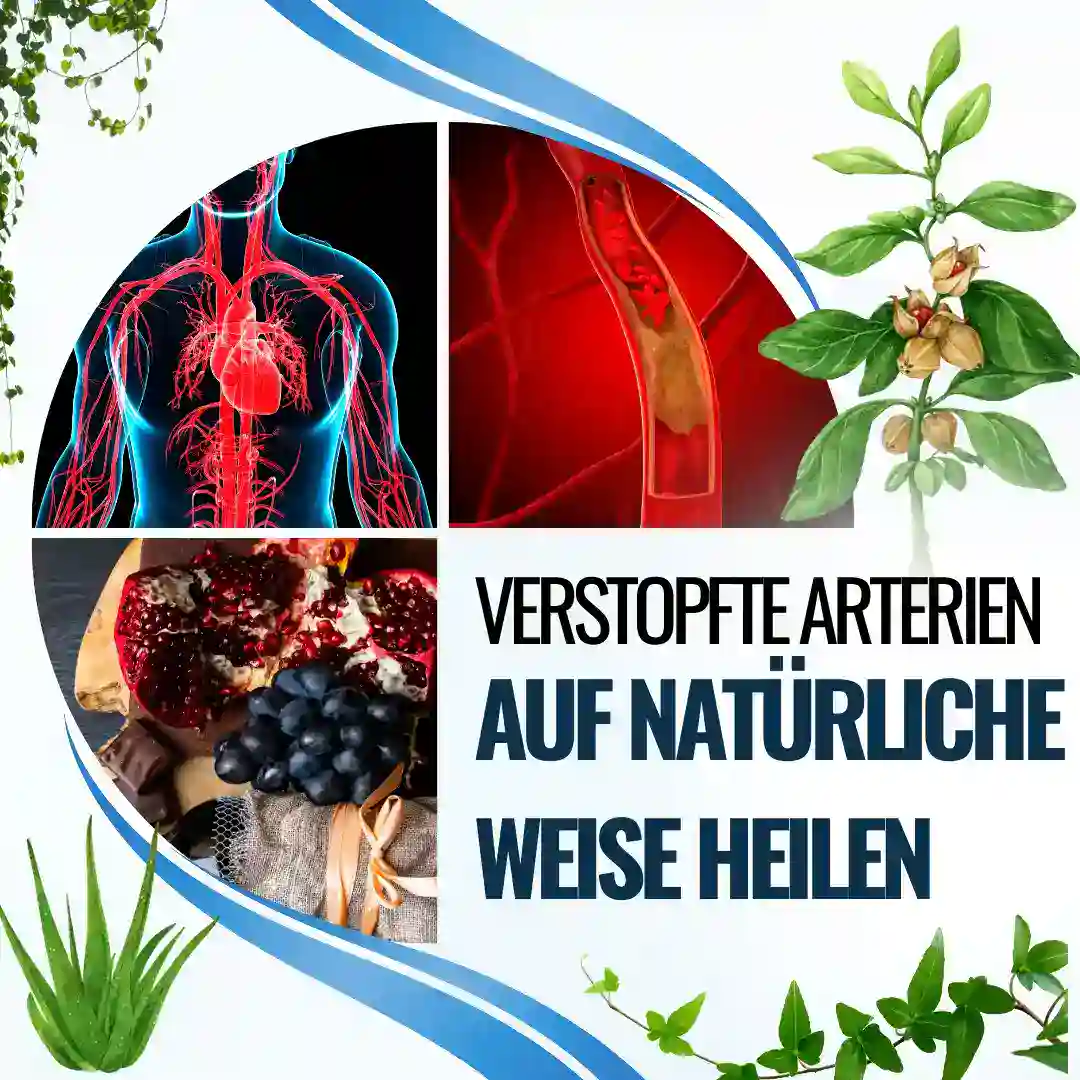 Verstopfte Arterien auf natürliche Weise heilen